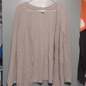 Bcbgeneration open sweater cardigan size small
